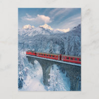Glace et neige | Train Express Red Bernina Suisse
