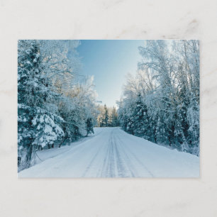 Carte Postale Glace & Neige   Route hivernale gelée Russie, Sibé
