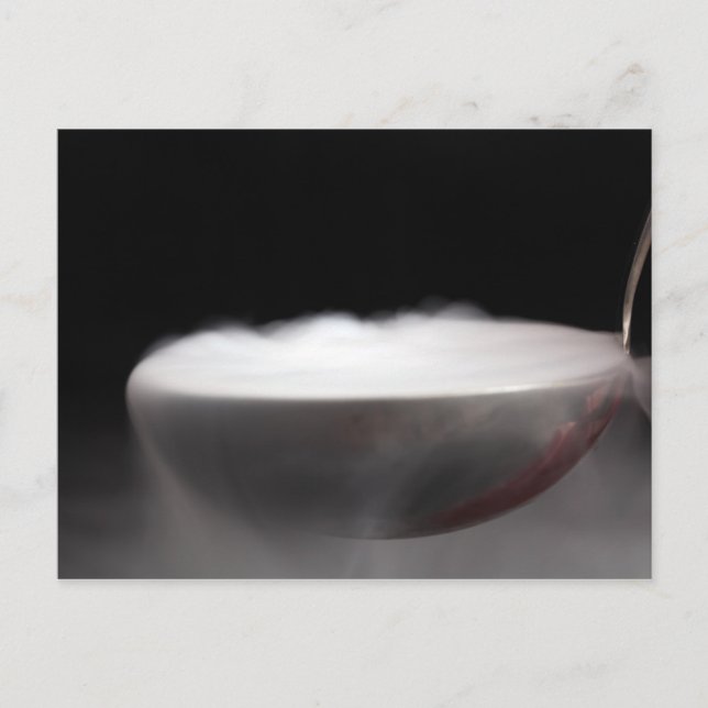 Carte Postale Glace sèche dans une casserole (Devant)