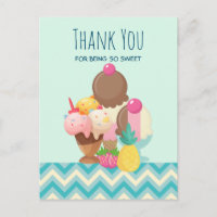 Glacée de crème glacée avec Merci de fête des arro