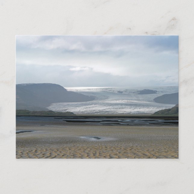Carte Postale Glacier dans le parc national de Vatnajokull - Isl (Devant)