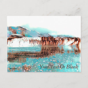 Carte Postale Glacier de la mer