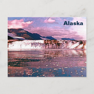 Carte Postale Glacier de l'Alaska