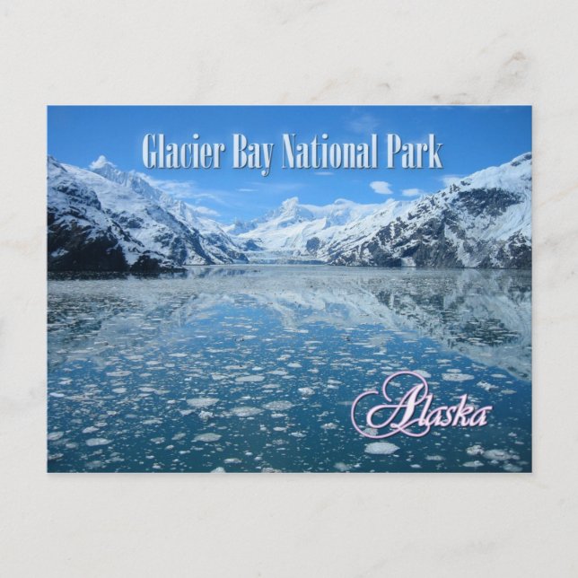 Carte Postale Glacier Johns Hopkins, Glacier Bay, Alaska (Devant)