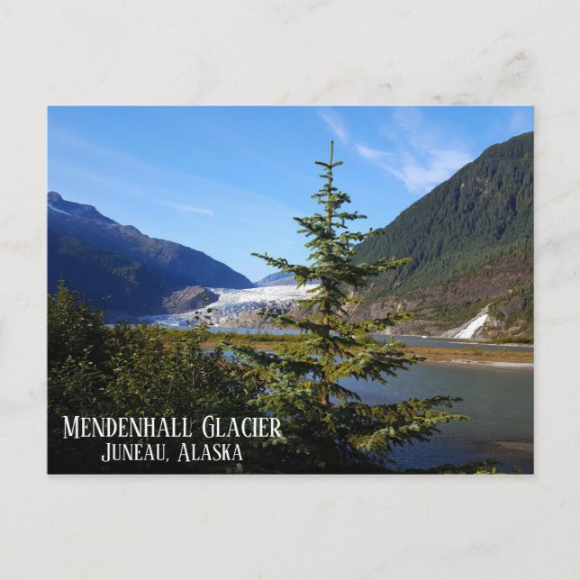 Carte Postale Glacier Mendenhall Juneau Alaska (Devant)
