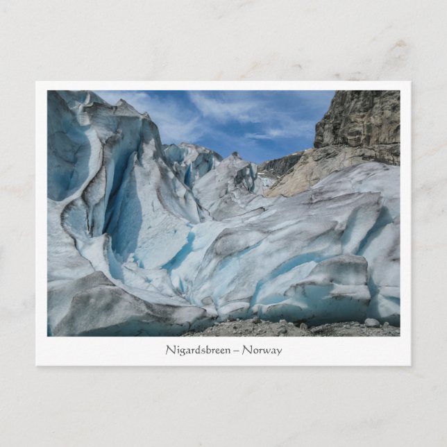 Carte Postale Glacier Nigardsbreen Norvège (Devant)