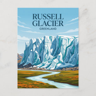 Carte Postale Glacier Russell Groenland