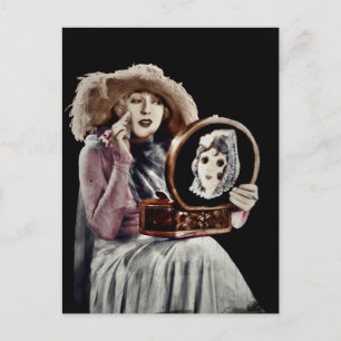 Carte Postale Glam Gal en miroir