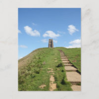 Carte postale Glastonbury Tor Path