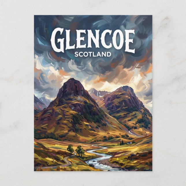 Carte Postale Glencoe Écosse (Devant)
