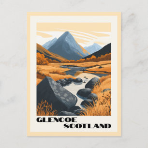 Carte Postale Glencoe, Écosse - Superbes Highlands écossais