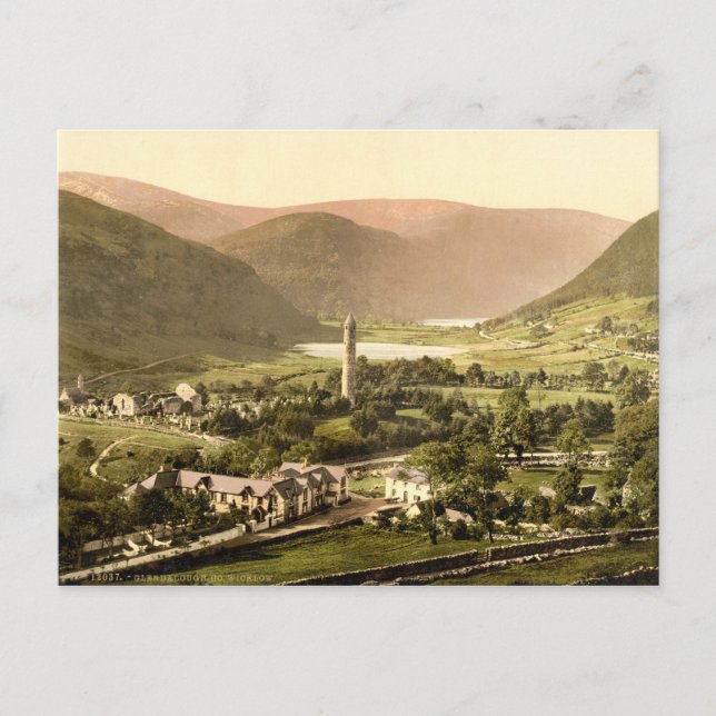 Carte Postale Glendalough, comté de Wicklow, Irlande (Devant)