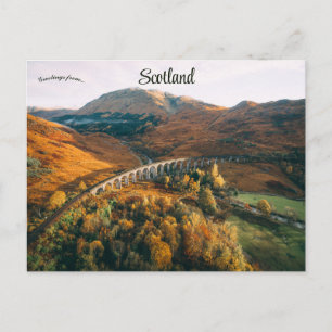 Carte Postale Glenfinnan Viaduc A830 Rd Glenfinnan Écosse