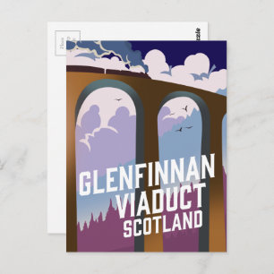 Carte Postale Glenfinnan Viaduc Écosse