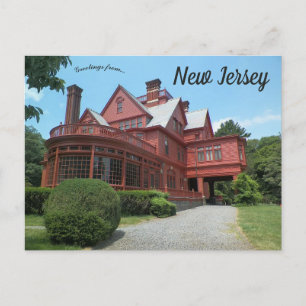 Carte Postale Glenmont Estate Home de Thomas Edison New Jersey