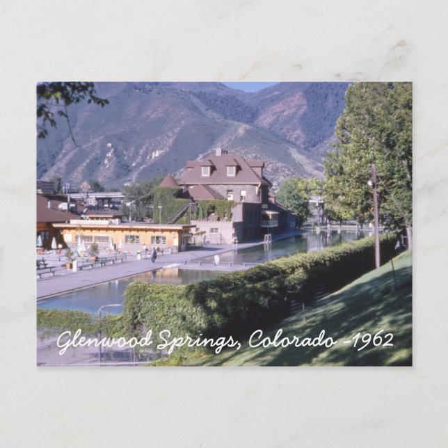 Carte Postale Glenwood Springs Colorado (Devant)