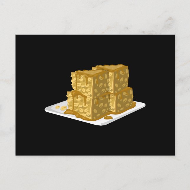 Carte Postale Glitch Food avoine gâteau (Devant)