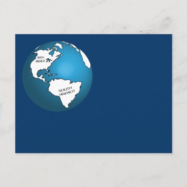 Carte Postale Globe (Devant)