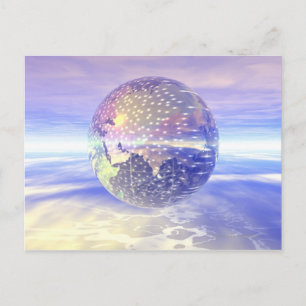 Carte Postale Globe 3D 13