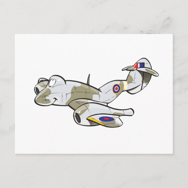 Carte Postale gloster meteor (Devant)