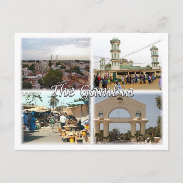 Carte Postale GM Gambie - (Devant)