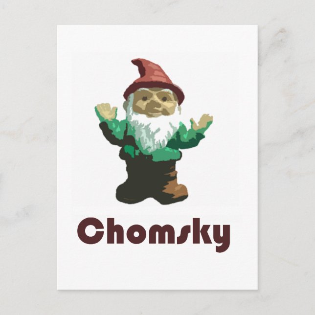 Carte Postale Gnome Chomsky (Devant)