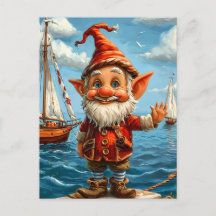 Gnome de mer joyeuse : Salutation au quai.