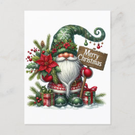 Carte Postale Gnome de Noël scandinave