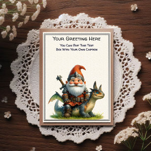 Carte Postale Gnome de toute occasion et livre d'histoires du gu