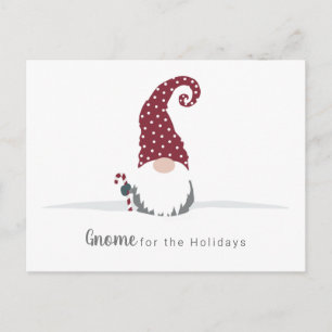 Carte Postale Gnome for the Holidays Design scandinave
