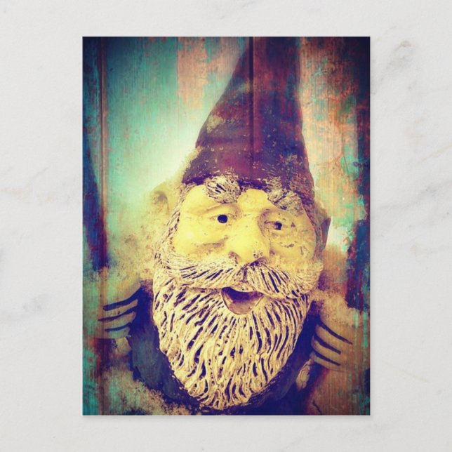 Carte Postale Gnome Grunge (Devant)