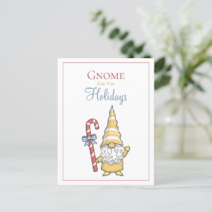Carte Postale Gnome Pour Les Fêtes Noël