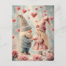 Gnome Romance : Saint Valentin Gnome Couple