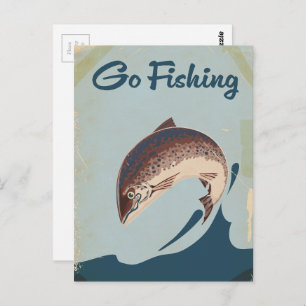 Carte Postale Go Fishing