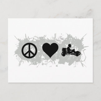 Carte Postale Go kart