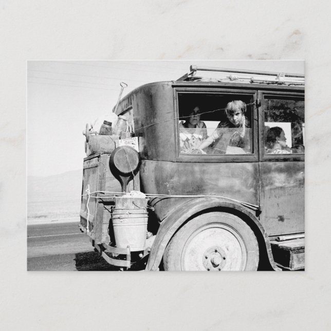 Carte Postale Go West Young Family, 1936 (Devant)