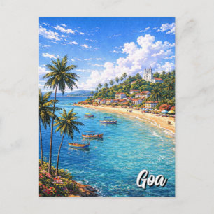 Carte Postale Goa Inde