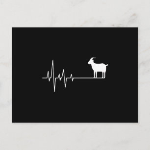 Carte Postale Goat Heartbeat