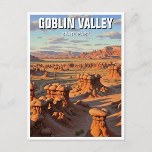 Carte Postale Goblin Valley State Park Utah Coucher de soleil