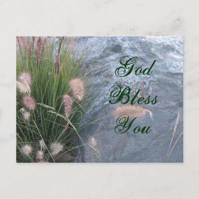 Carte Postale God Bless You photo de la plage (Devant)