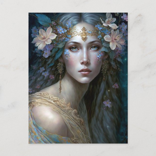 Carte Postale Goddess Imaginaire Art (Devant)