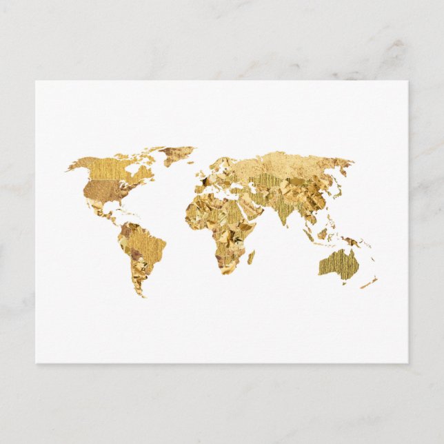 Carte Postale Gold Foil (Devant)