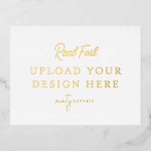 Carte postale Gold Foil Landcape