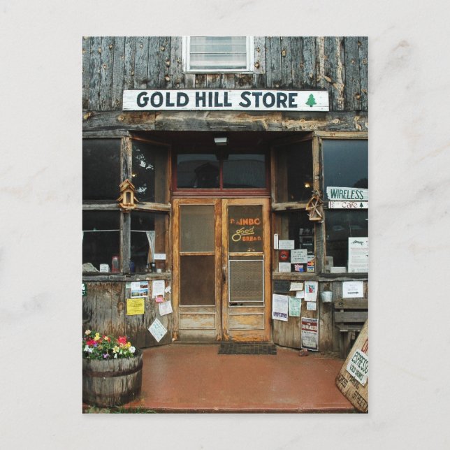 Carte Postale Gold Hill, Colorado, magasin général (Devant)