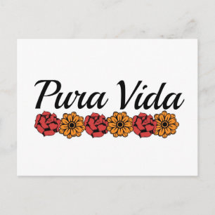 Carte Postale Gold & Red Marigold Pura Vida