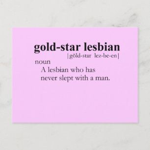 Carte Postale GOLD STAR LESBIAN (définition)