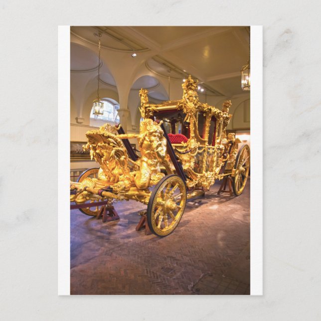Carte Postale Gold State Coach Londres (Devant)