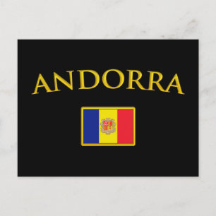 Carte Postale Golden Andorra