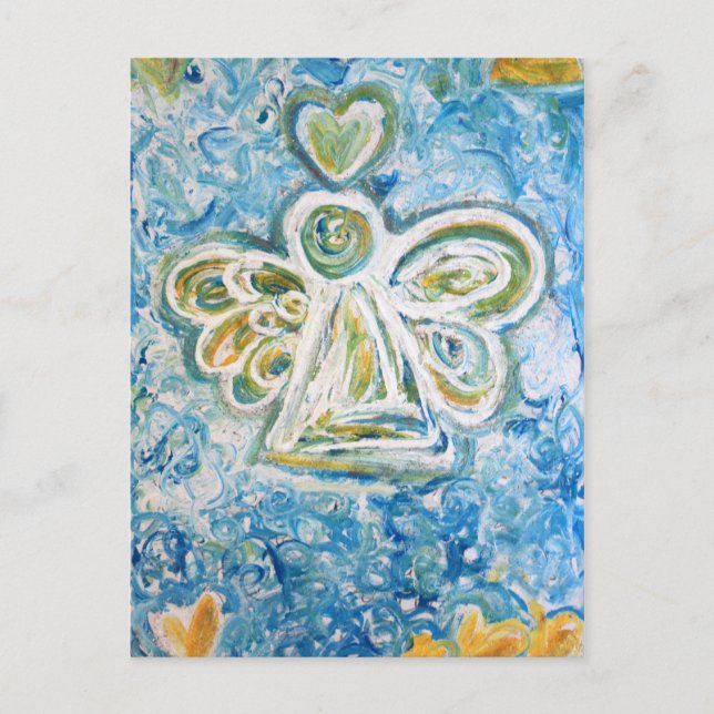 Carte postale Golden Blue Angel (Devant)