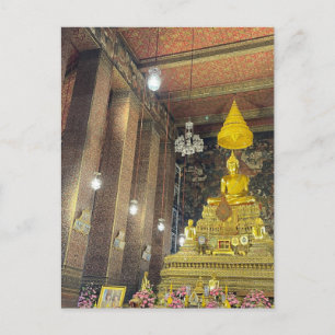 Carte Postale golden buddha wat pho